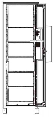 LionRock Outdoor Telecom Equipment Cabinets 38U OEM With CAN Communication