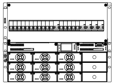 19 İnç Rack Ac Dc Anahtarlamalı Güç Kaynağı 3 Faz 32,5kg Ağırlık